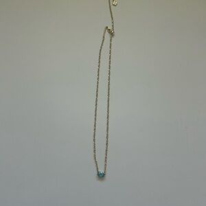 Kendra Scott Cailin Pendant Necklace Aqua Crystal
